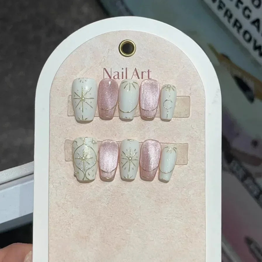 10Pcs F Nails Candy Color