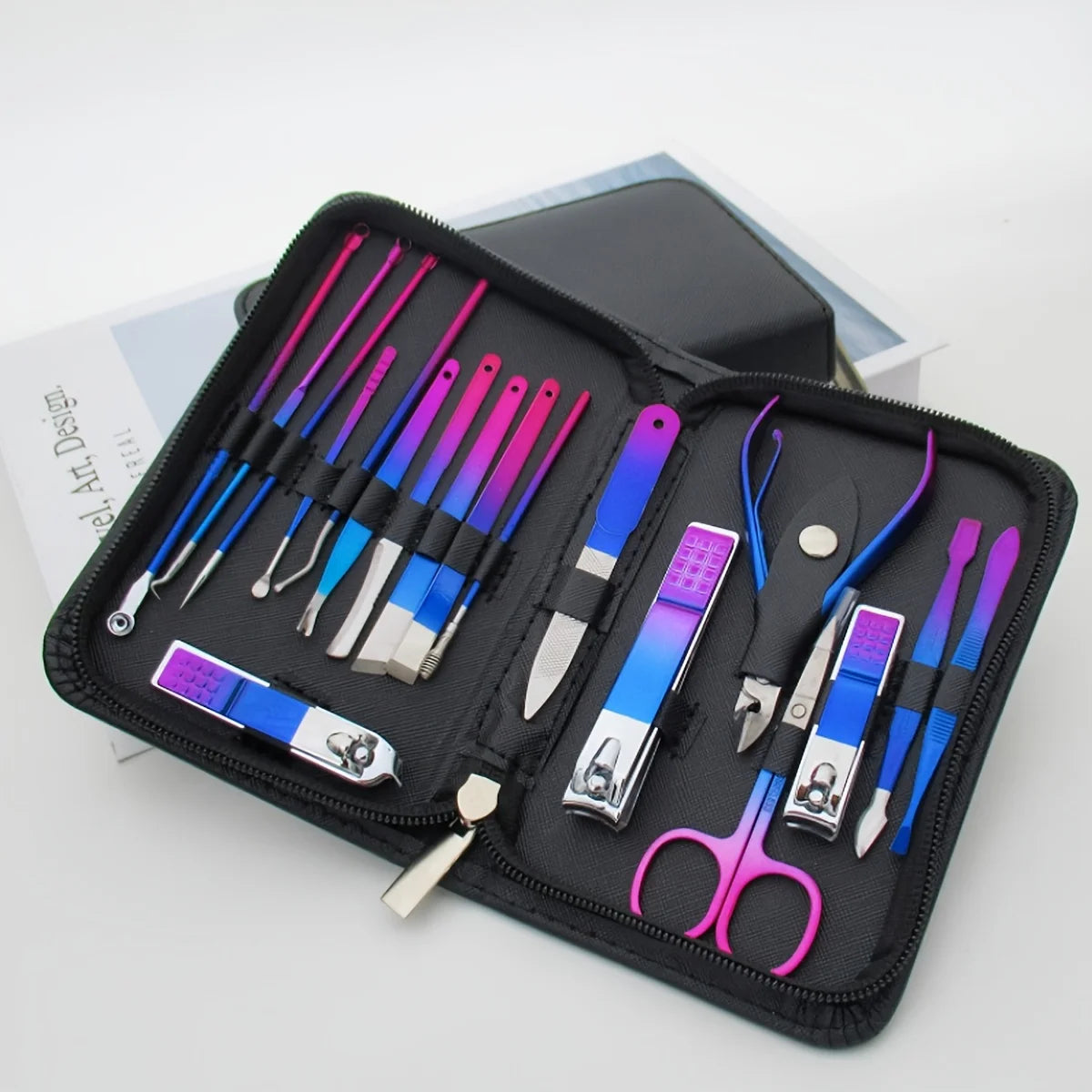 Professional Stainless Steel Manicure & Pedicure Kit Precision