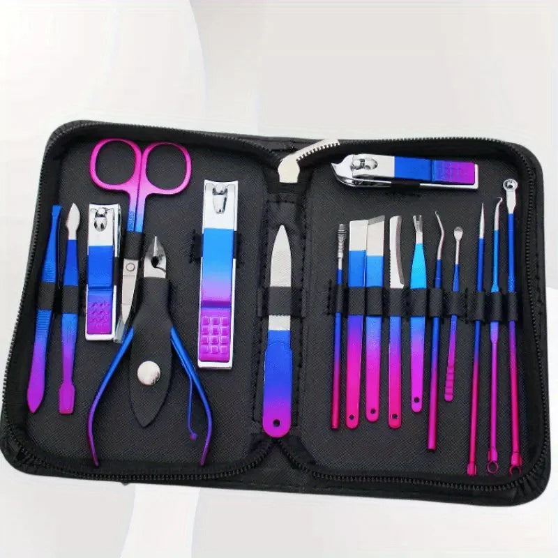 Professional Stainless Steel Manicure & Pedicure Kit Precision