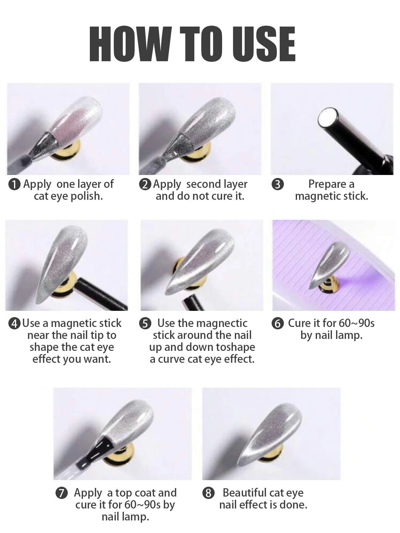 Winter Nails Pink Gold