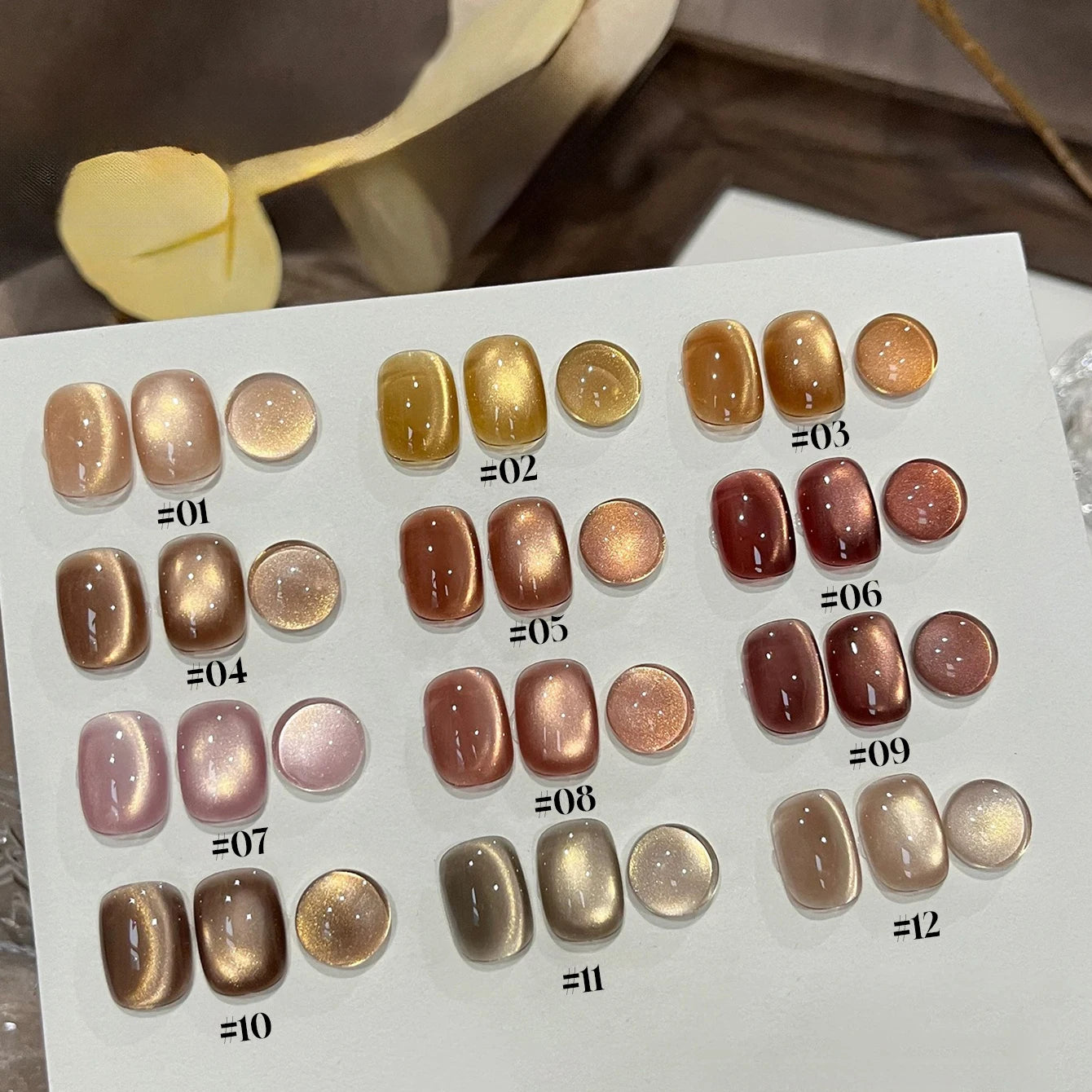 Brown Nails Champagne