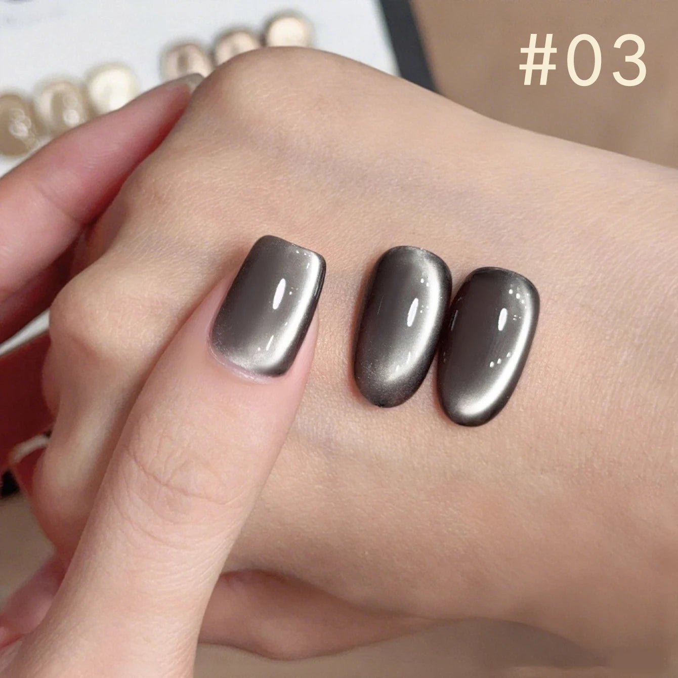 Brown Nails Champagne