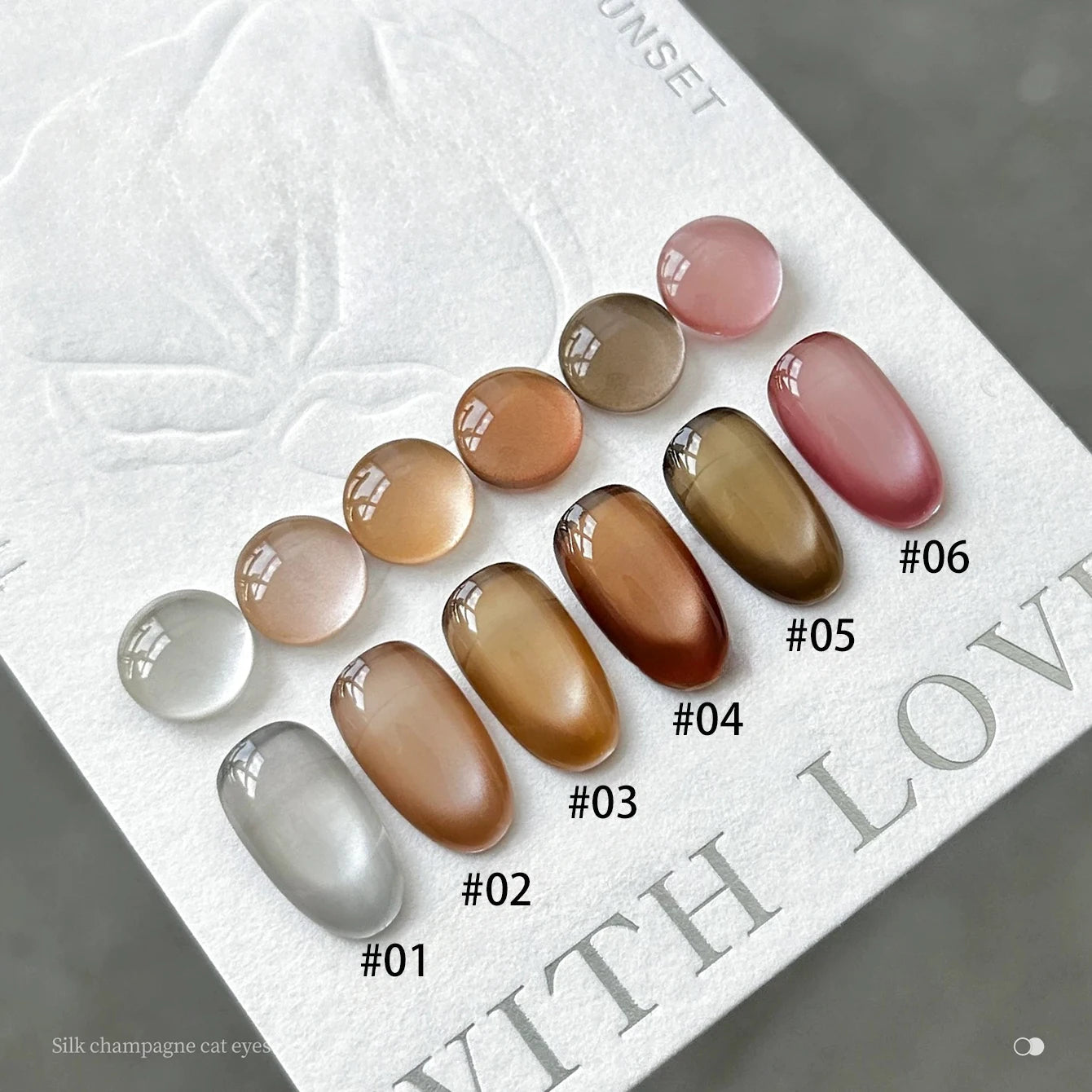 Brown Nails Champagne