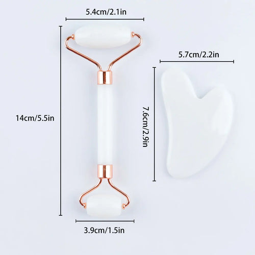 2pcs Double-end Gua Sha Massage Roller