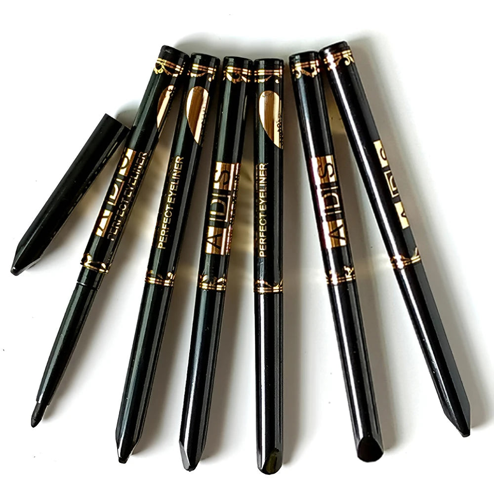 2Pcs Waterproof Black Brown Eyeliner