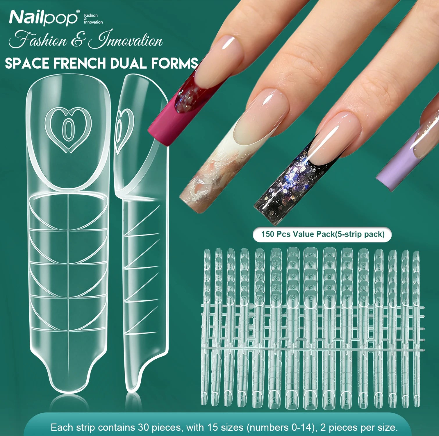 Nailpop Space Nail Dual Forms