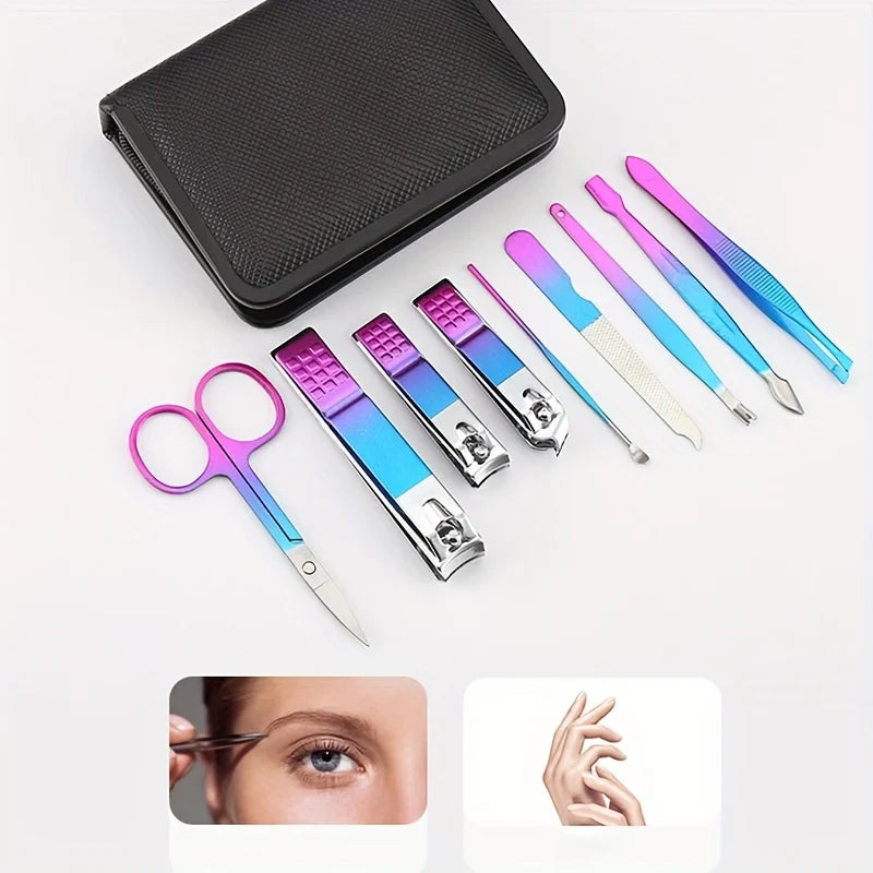 Professional Stainless Steel Manicure & Pedicure Kit Precision