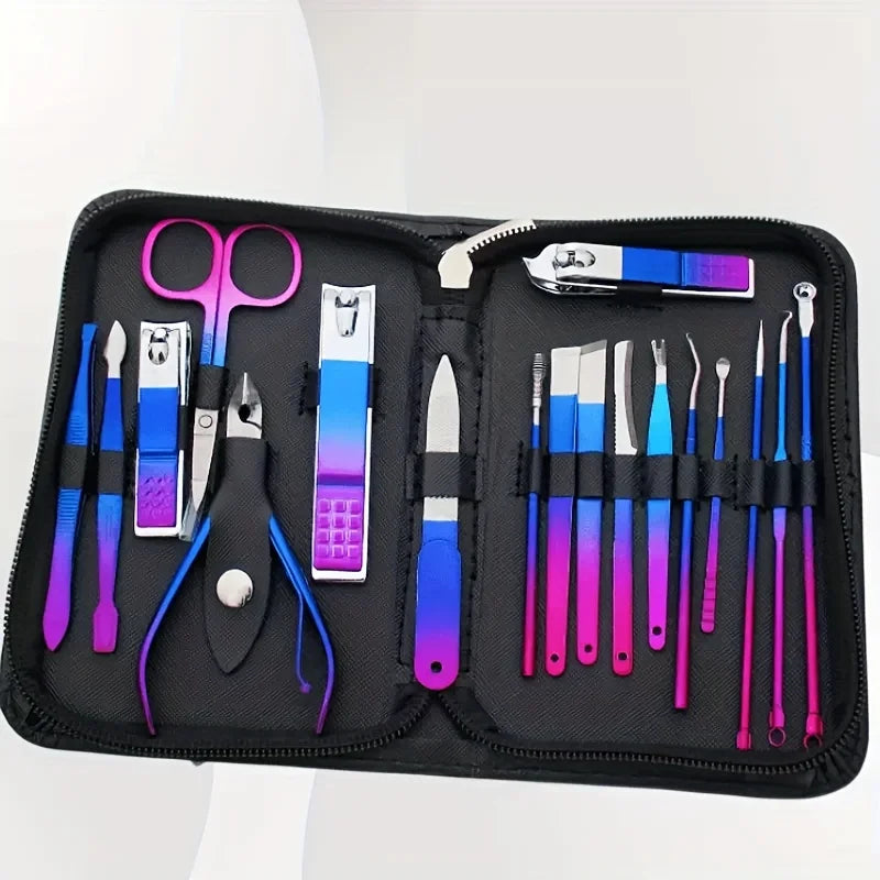 Professional Stainless Steel Manicure & Pedicure Kit Precision