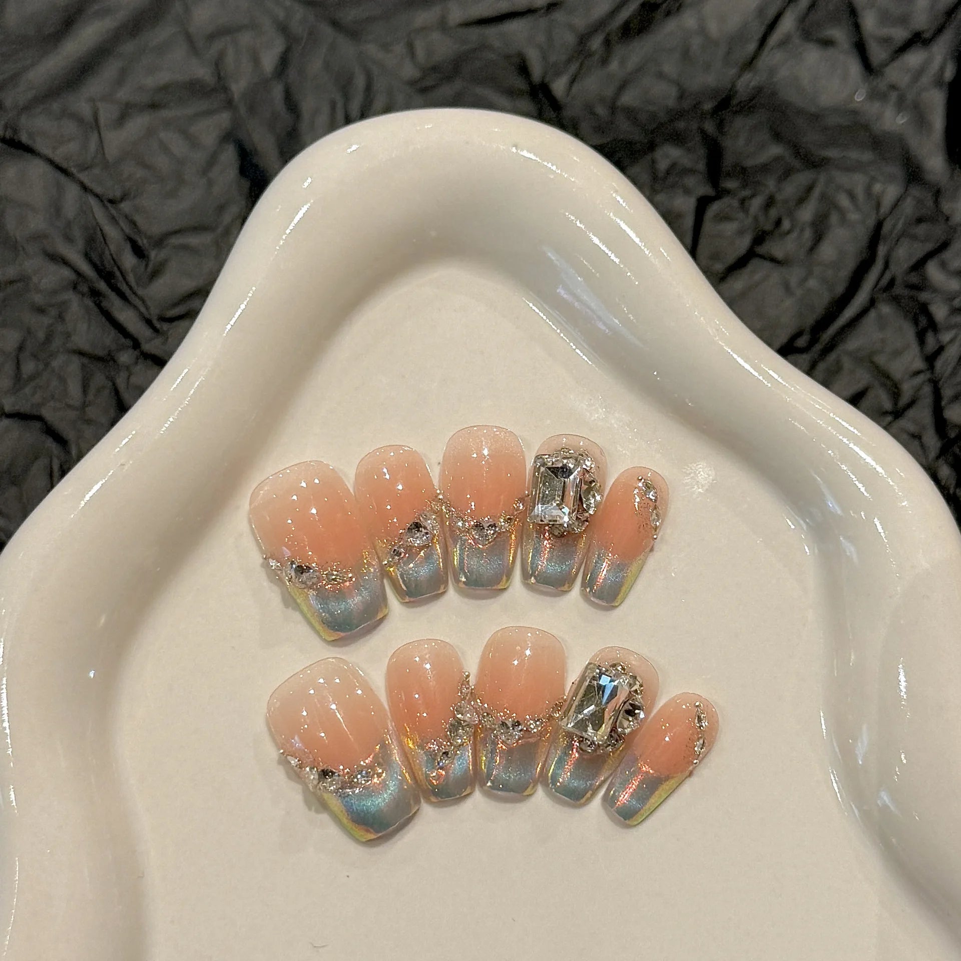 10Pcs F Nails Candy Color