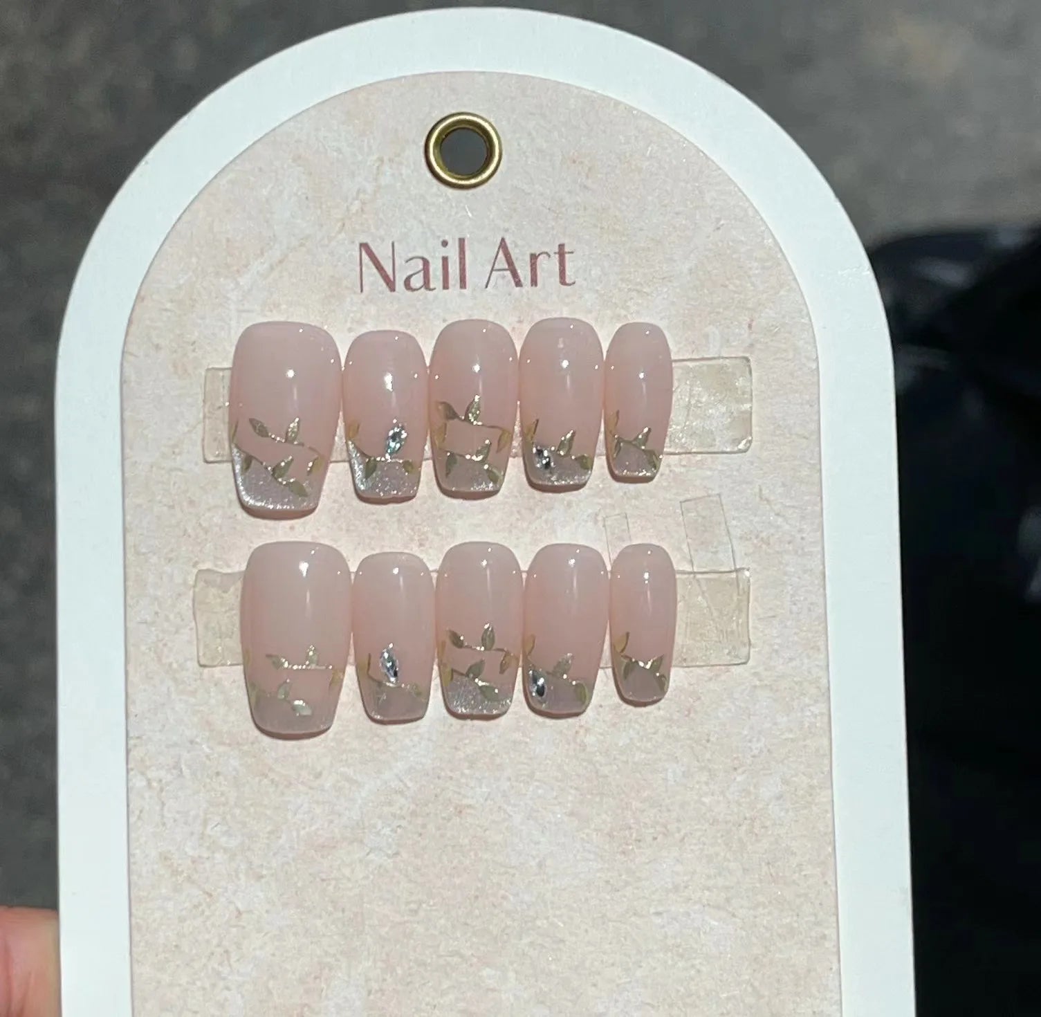 10Pcs F Nails Candy Color